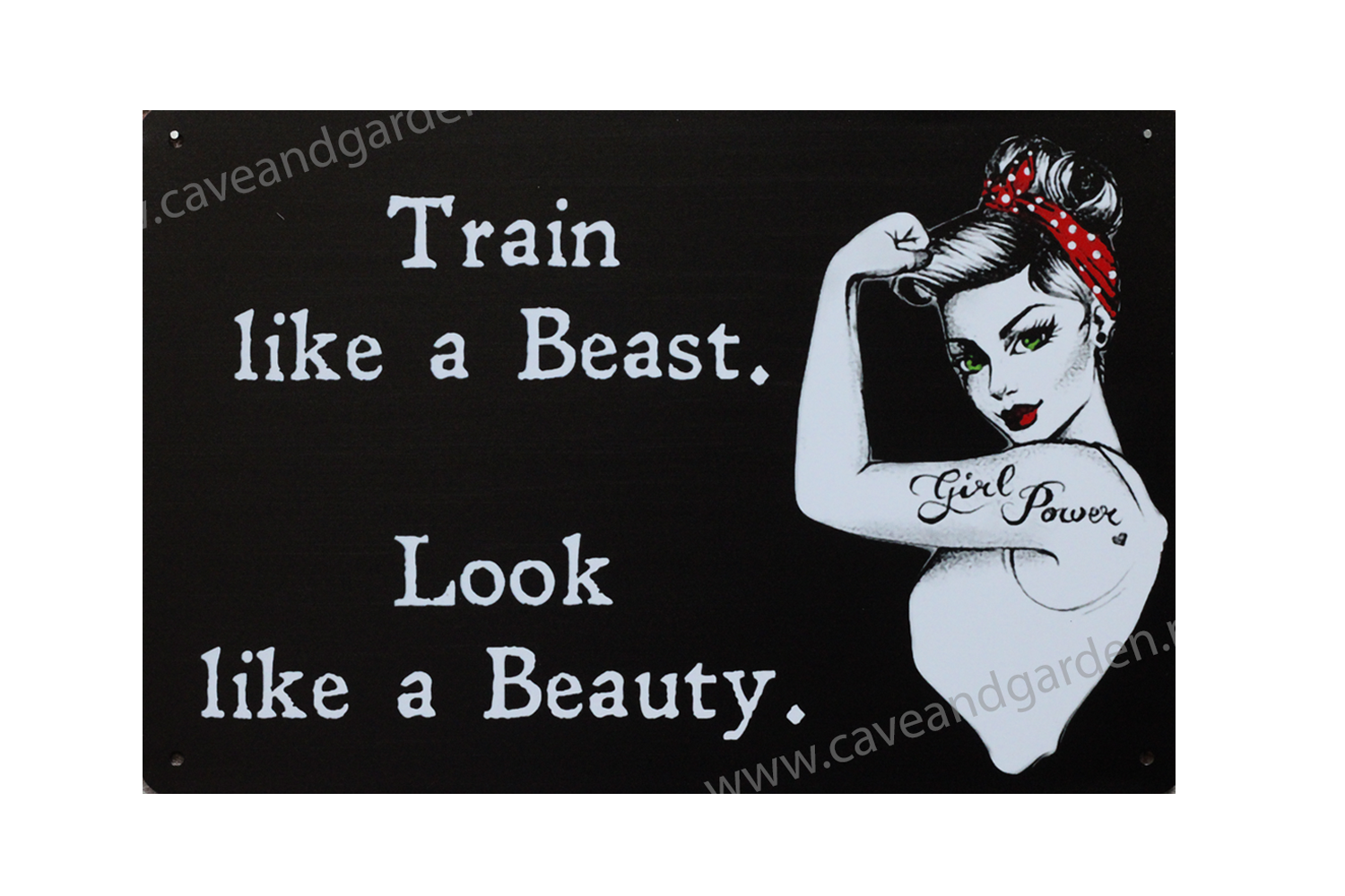 Beauty & Beast Metalen borden