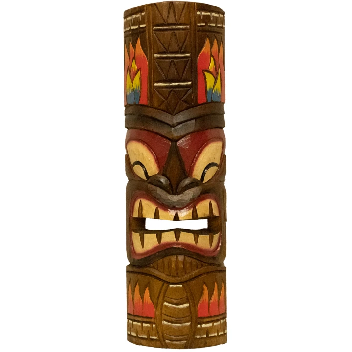 18646 Tiki masker kleine vlam Tiki masker kleine vlammen