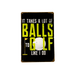 Golf Balls - Metalen borden Cave and Garden producten carrousel slider