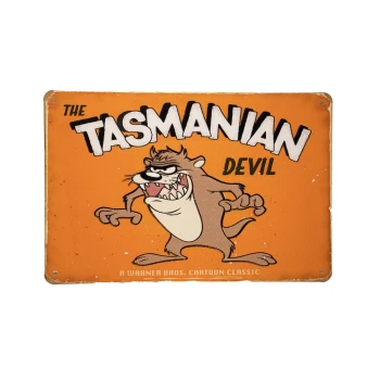 Tasmanian Devil Metalen borden