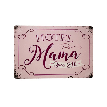 Hotel Mama - Metalen borden