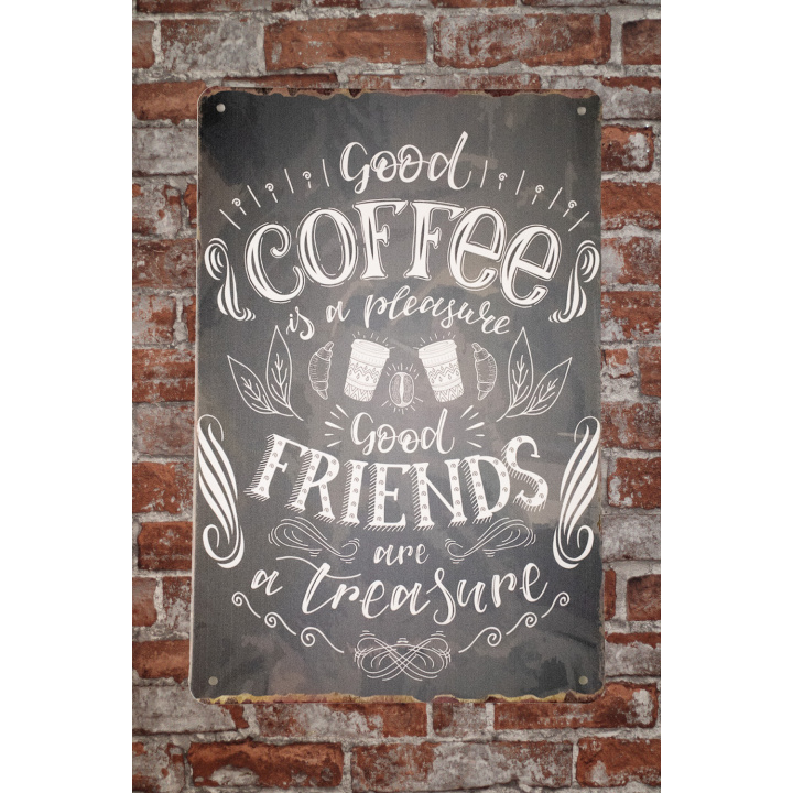 Wandbord met koffie