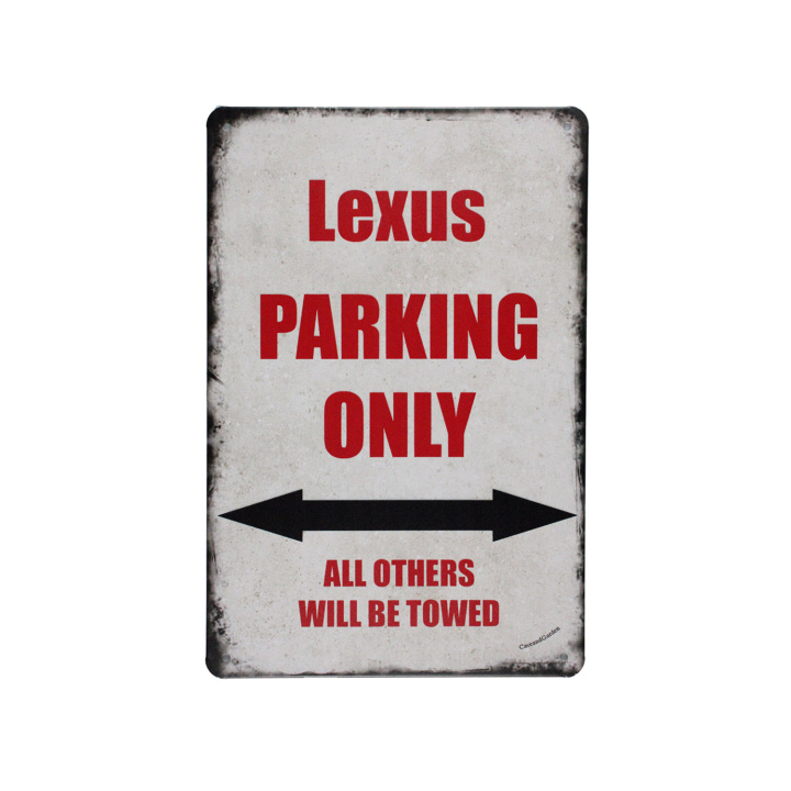 Lexus Parking Only 2 Metalen borden