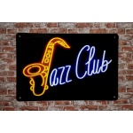Jazz Club – Metalen borden