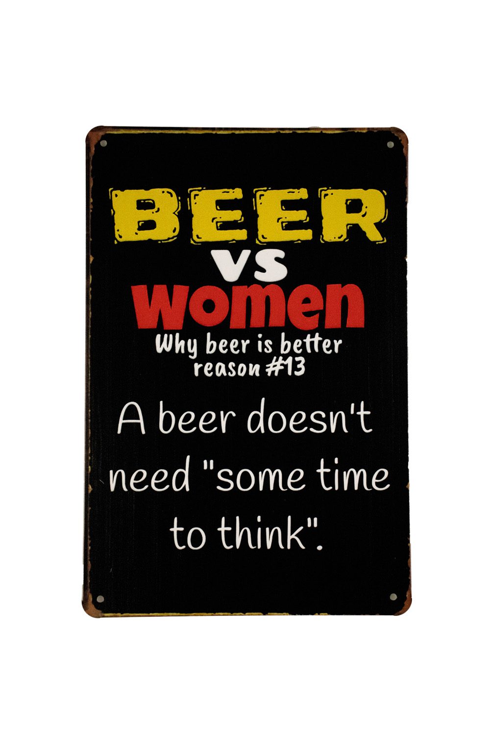 Beer vs Women – Metalen borden