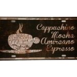 Cappuchino Mocha – Metalen borden