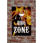 BBQ Zone – Metalen borden