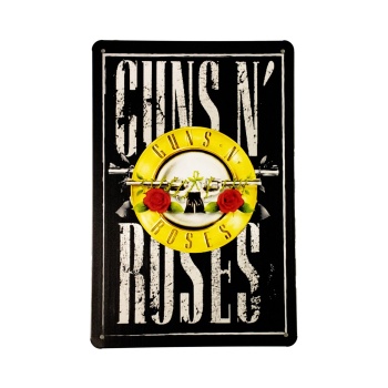 Guns `n roses metalen borden
