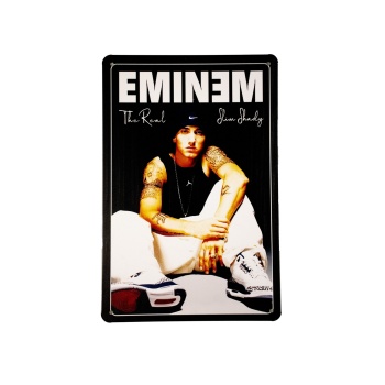 Eminem metalen borden
