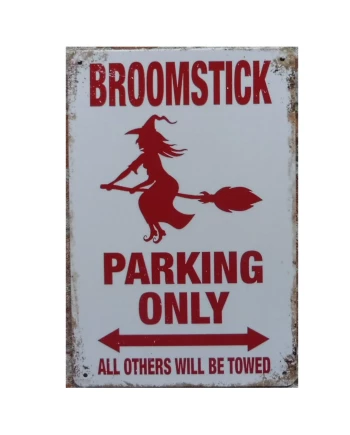 Broomstick Parking only