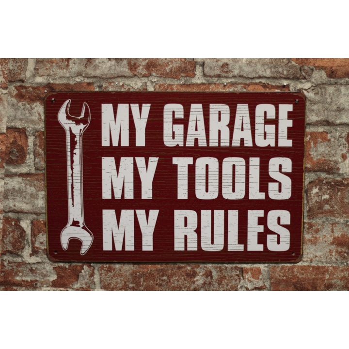 My garage my tools wandbord