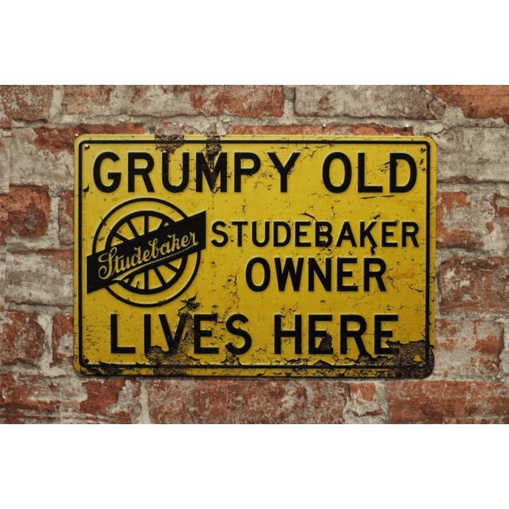 Grumpy Old baker wandbord