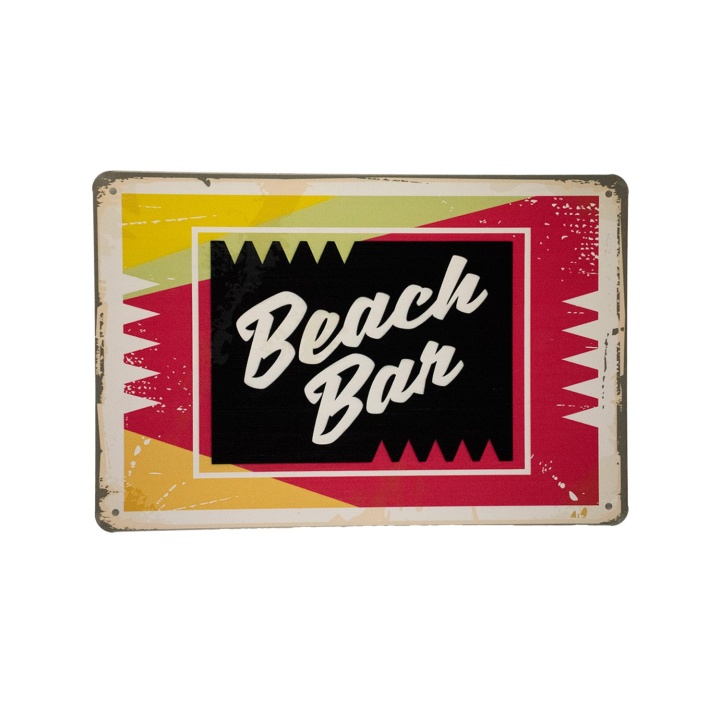 Beach Bar – Metalen borden