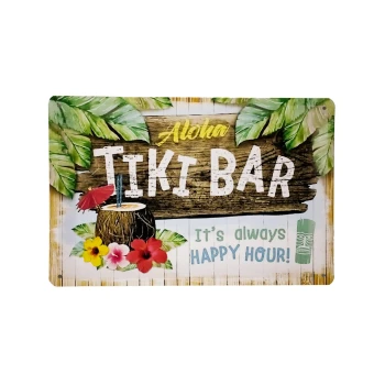 Aloha tiki bar metalen borden