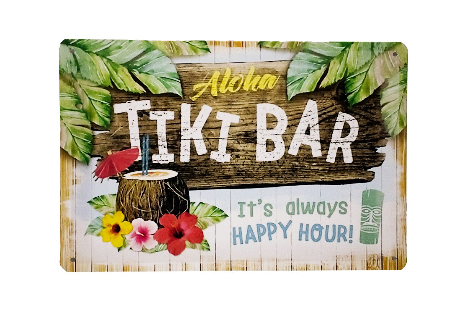 Aloha Tiki Bar – Metalen borden