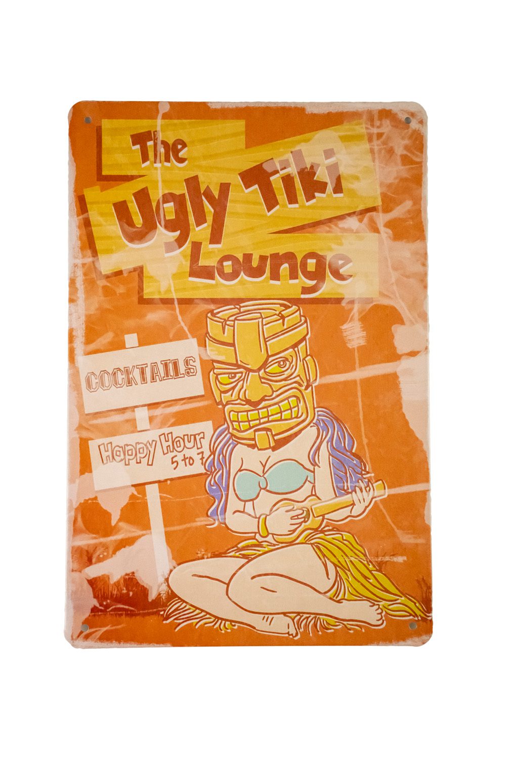 The Ugly Tiki – Metalen borden