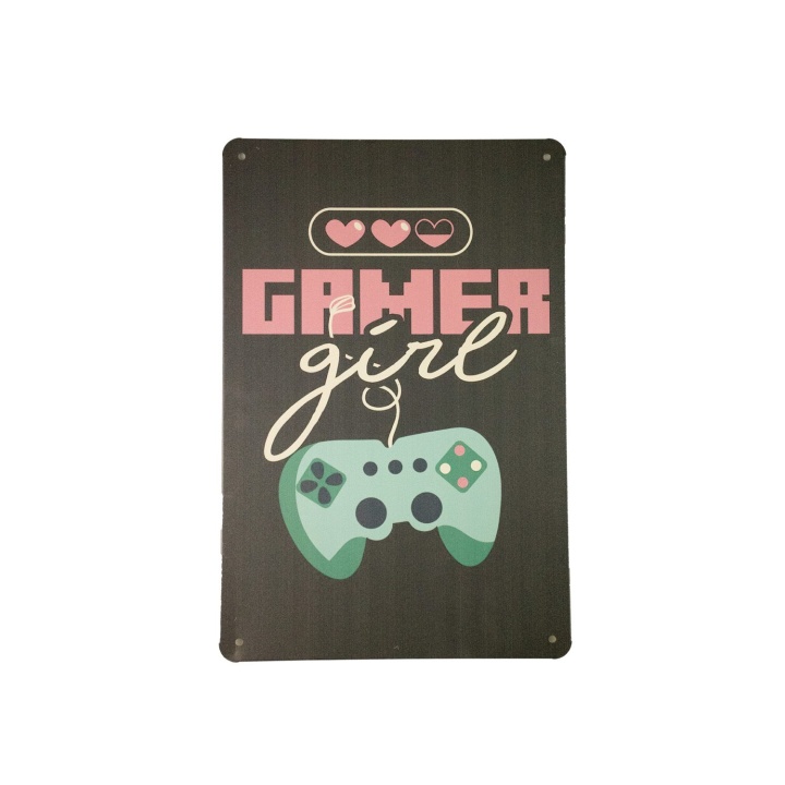 Gamer Girl – Metalen borden