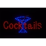 LED Bord Cocktails 50 x 25 cm