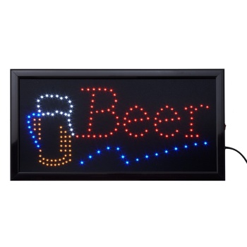 LED Bord Beer 50 x 25 cm