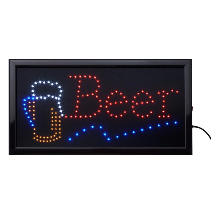 LED Bord Beer 50 x 25 cm