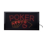 LED Bord Poker 50 x 25 cm