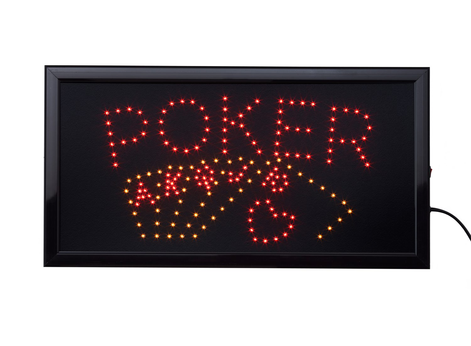 LED Bord Poker 50 x 25 cm