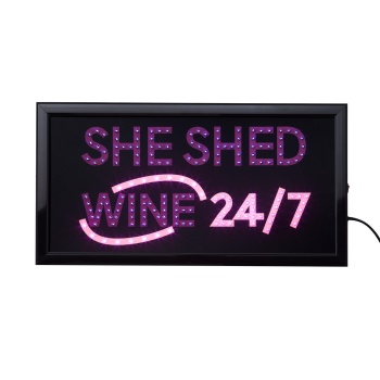 LED Bord She-Shed 50 x 25 cm