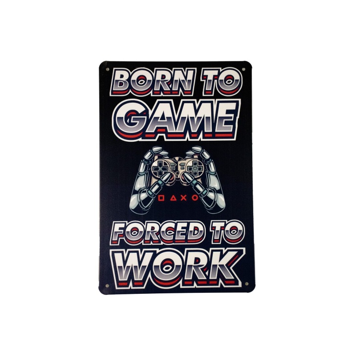 Born to Game – Metalen borden