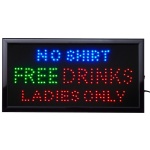 Led bord No Shirt 50 x 25cm Cave and Garden producten carrousel slider