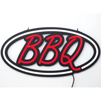 NEON bord BBQ