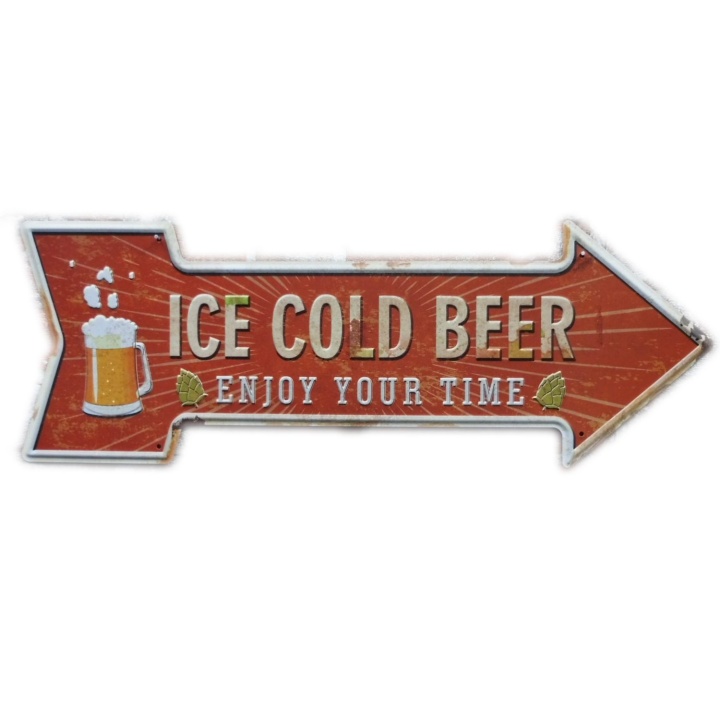 Ice cold beer R Metalen borden