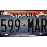 Kenteken Plaat Nevada – Metalen borden
