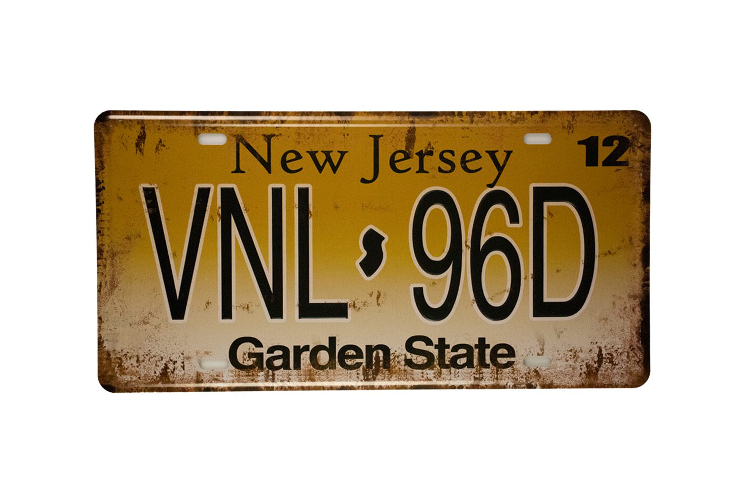 Kenteken Plaat New Jersey – Metalen borden