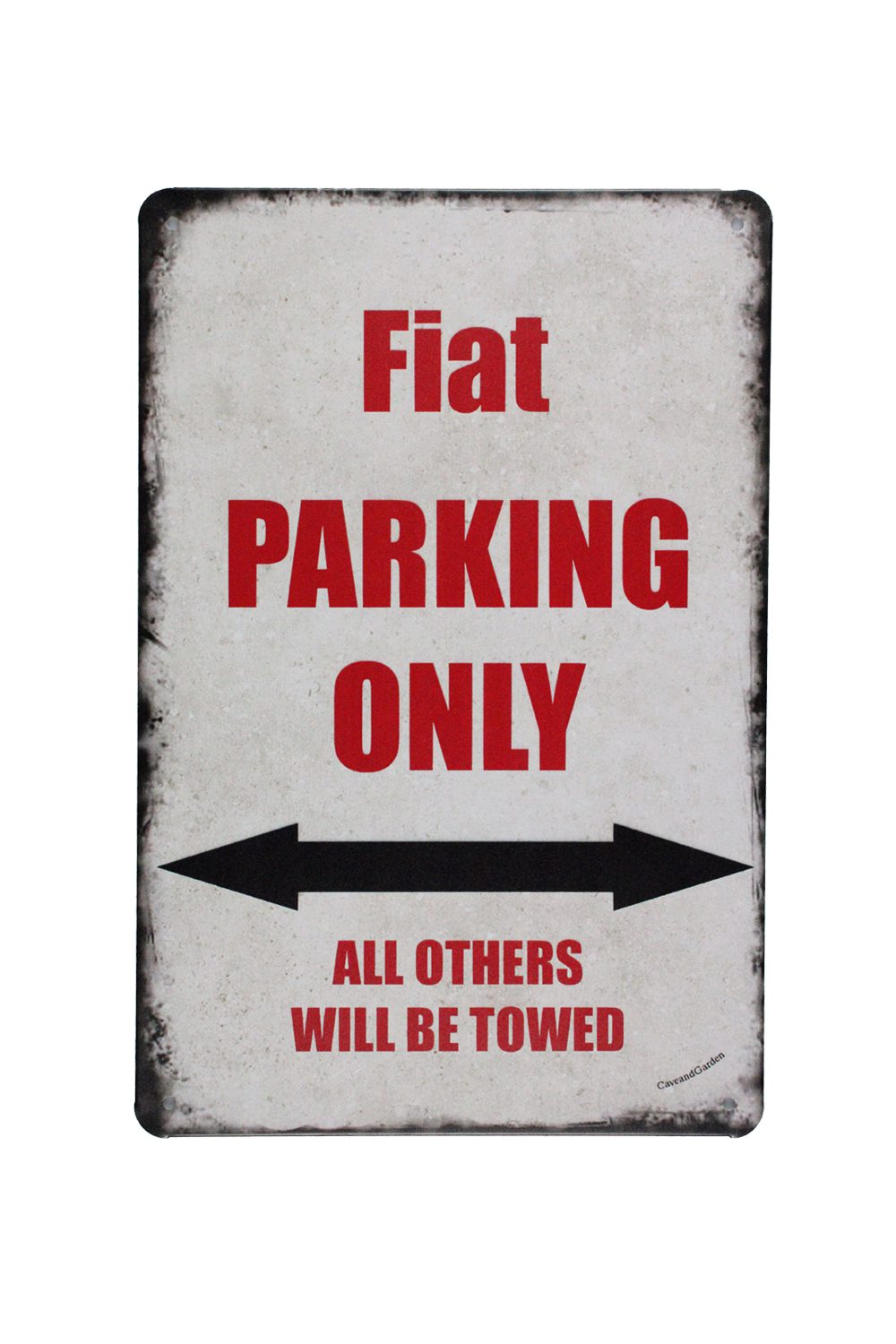 Fiat Parking Only 2 – Metalen borden