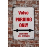 Volvo Parking Only 2 – Metalen borden