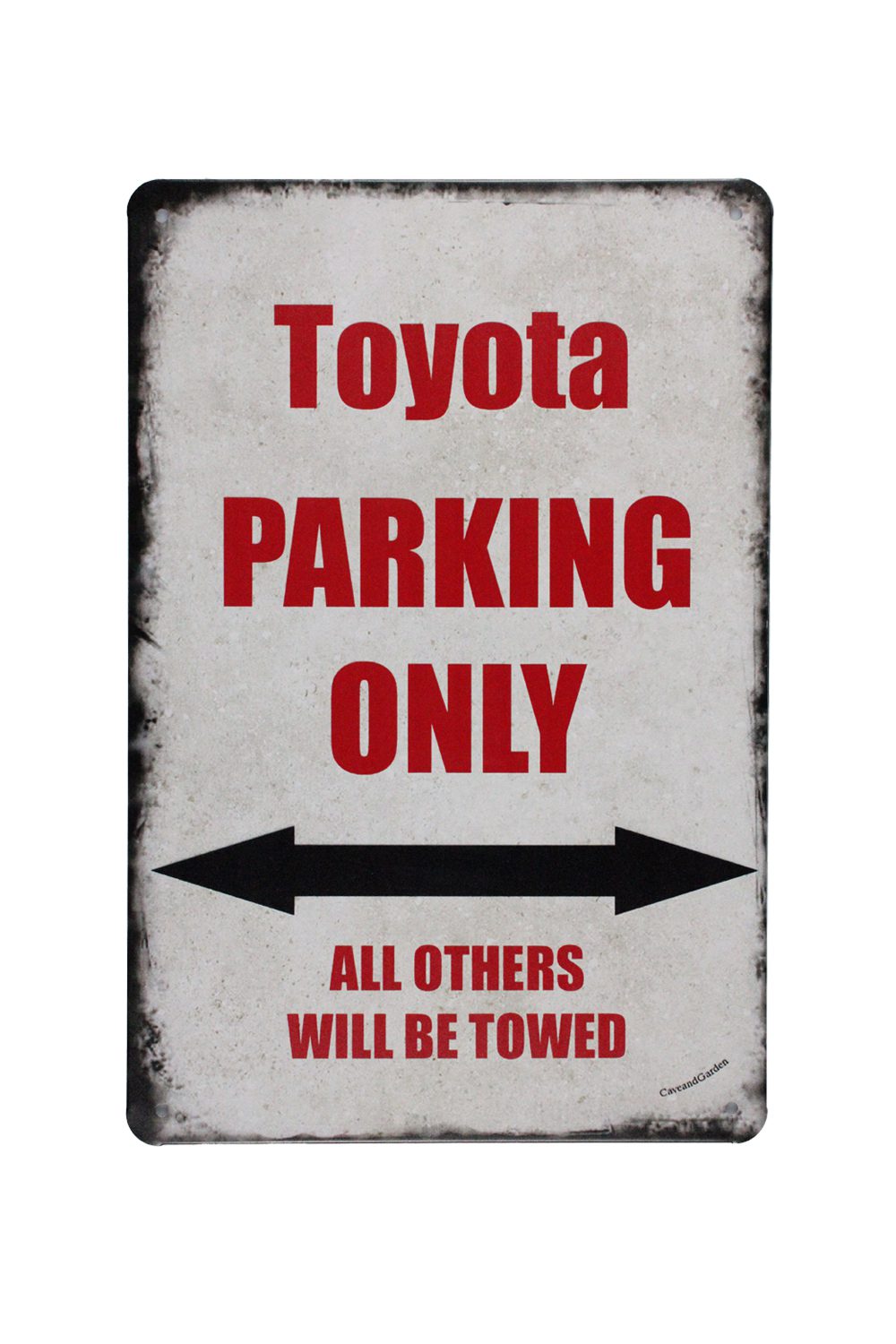Toyota Parking Only 2 – Metalen borden