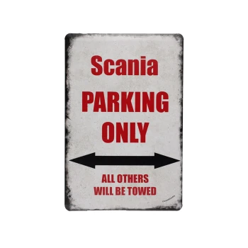 Scania Parking Only Metalen borden