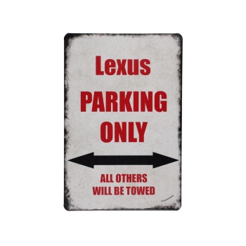 Lexus Parking Only - Metalen borden