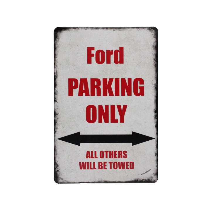 Ford Parking Only Metalen borden