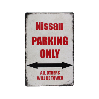 Nissan Parking Only Metalen borden