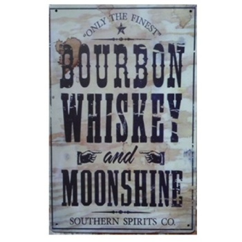 Bourbon Whiskey - Metal Signs