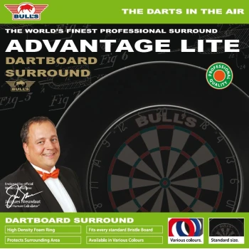 Bull's Advantage Lite black dartbord surround