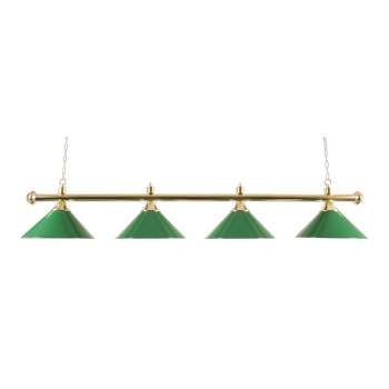 Pool/Biljart lamp 4 stuks groen