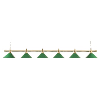 Snooker/Piramid lamp 6 stuks groen