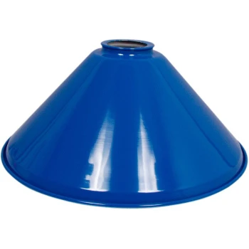 Lampenkap los 35 cm blauw