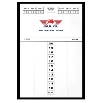 Bull's Styrene Scoreboard 45x30cm Black