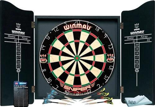 Winmau Pro Kabinet + pijlen en bord