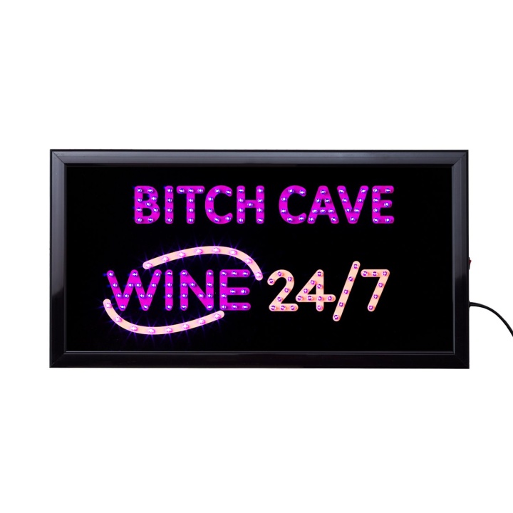 LED Bord Bitch Cave 50 x 25 cm