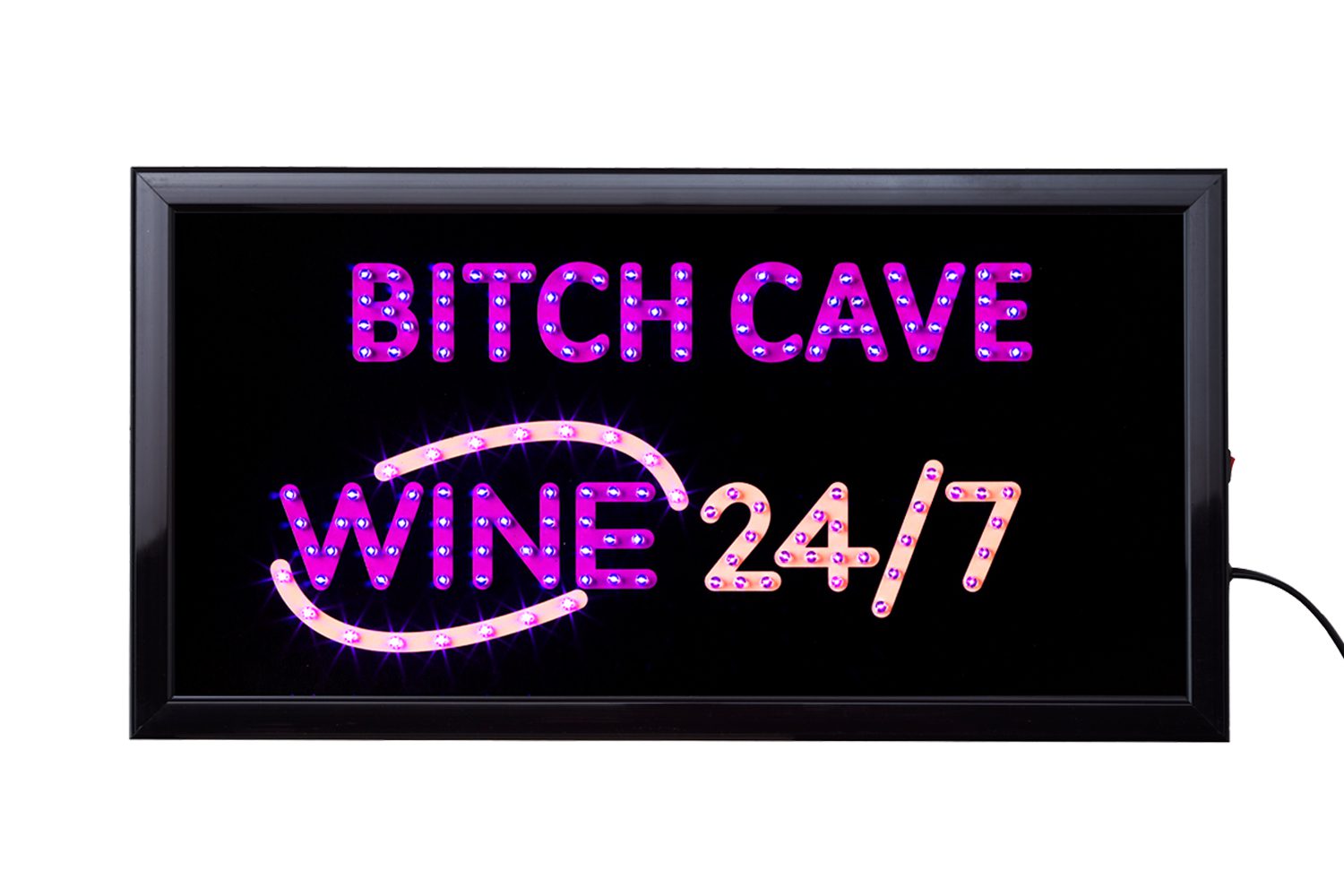 LED Bord Bitch Cave 50 x 25 cm