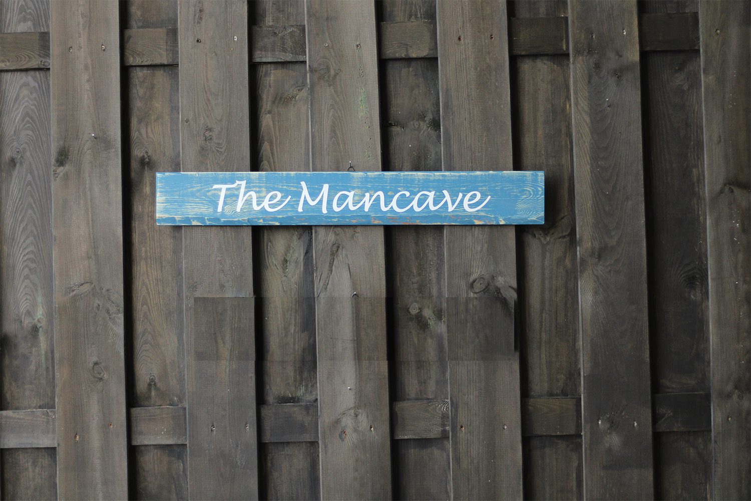 The Mancave – Houten planken